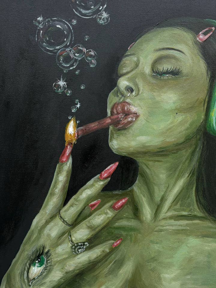 Impression Giclée Signée "Light My Fire" pour la vente par Laney Baby Art