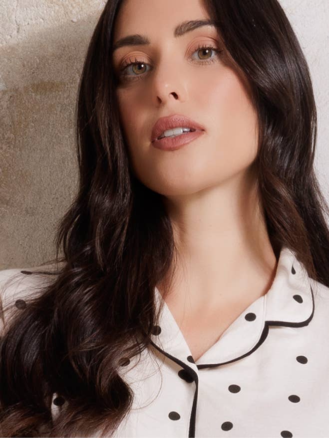 Love And Bra - Wholesale Sleepwear Set - Women's - 89099 Long Pajamas in Cotton Jersey3