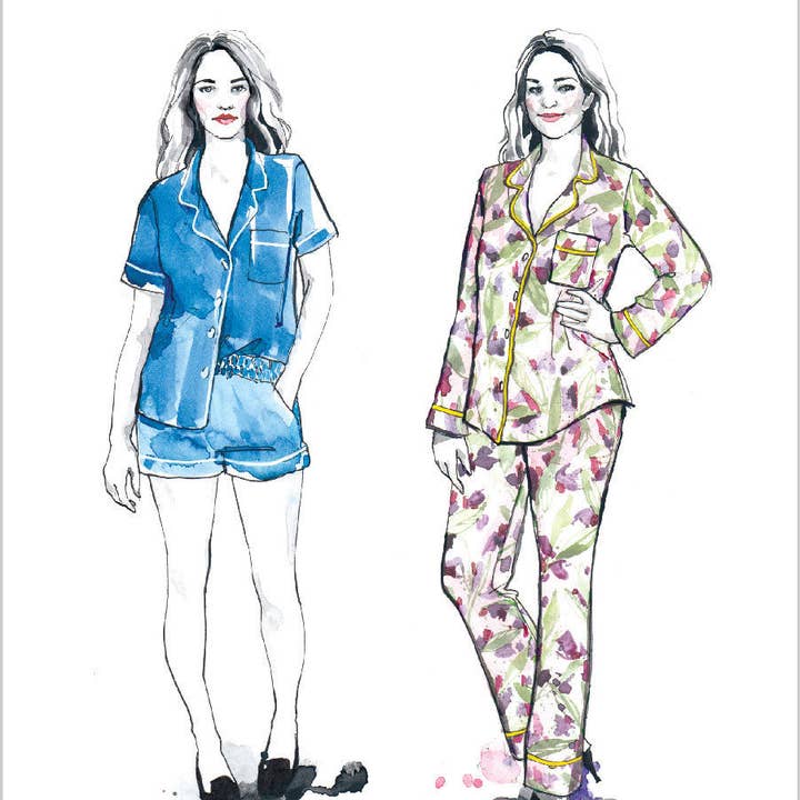 Closet Core Patterns - Wholesale Craft Sewing Kit - Carolyn Pajama Sewing Pattern 13