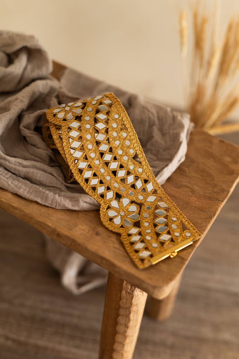 Lula Natura - Wholesale Belt - Women's - GOLDEN CRYSTAL BELT1