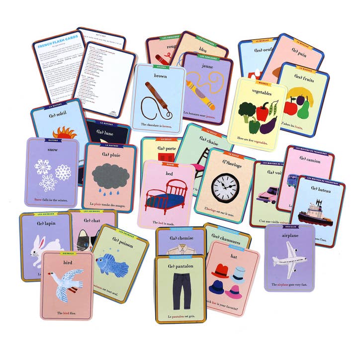 eeBoo - Wholesale Learning Cards - Kids & Baby - French Flash Cards4