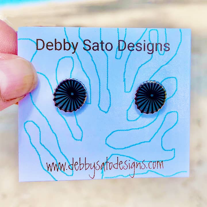Debby Sato Designs - Wholesale Stud/Post Earrings - 'Opihi Stud Earrings0
