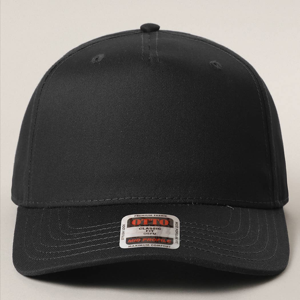 Fashion City - Wholesale Trucker Hat - Unisex - Solid Color OTTO 5 Panel Mid Profile Trucker Hat 2