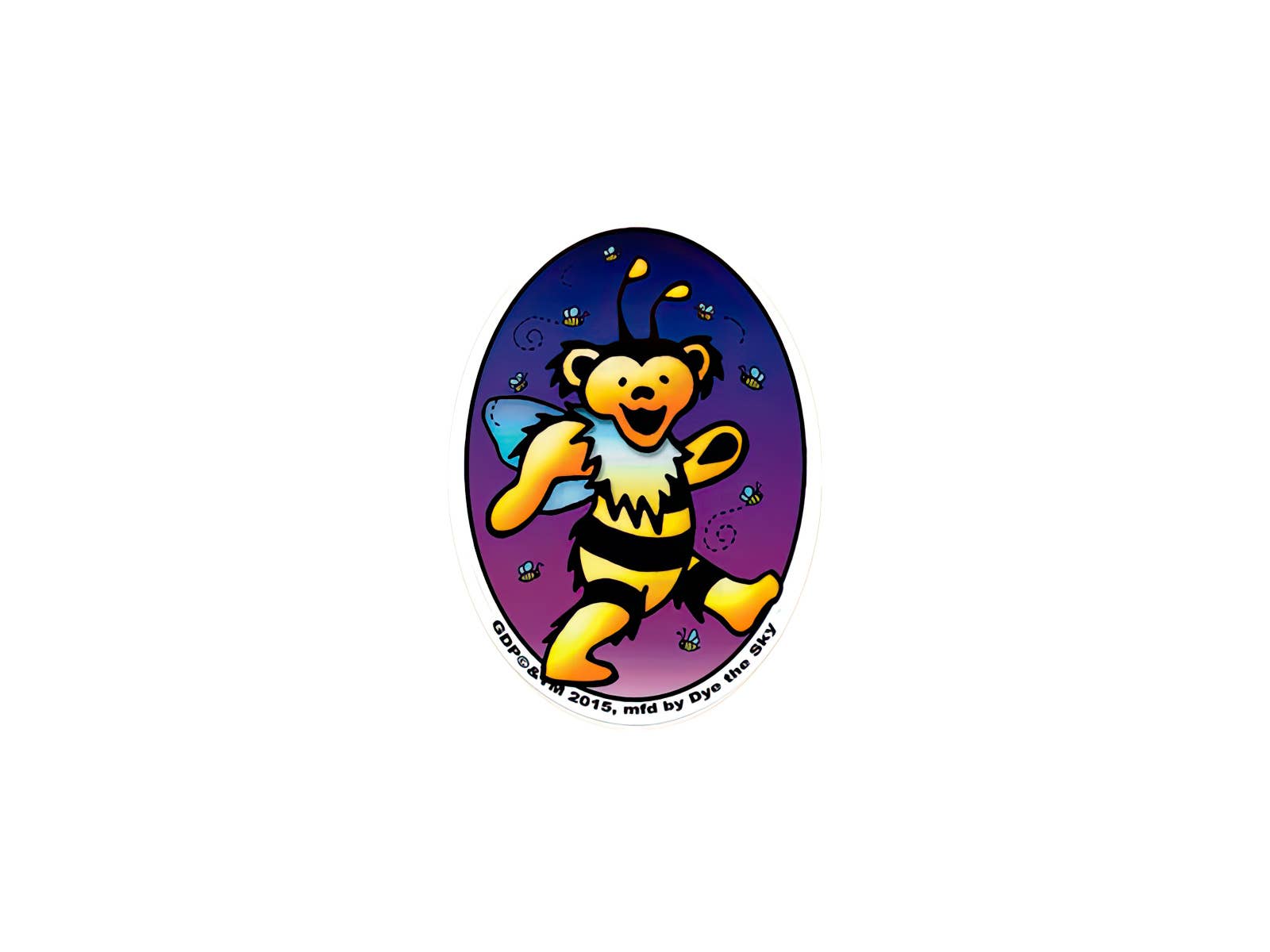 Gypsy Rose – wholesale Sticker – Grateful Dead Bumble Bee Dancing Bear Sticker