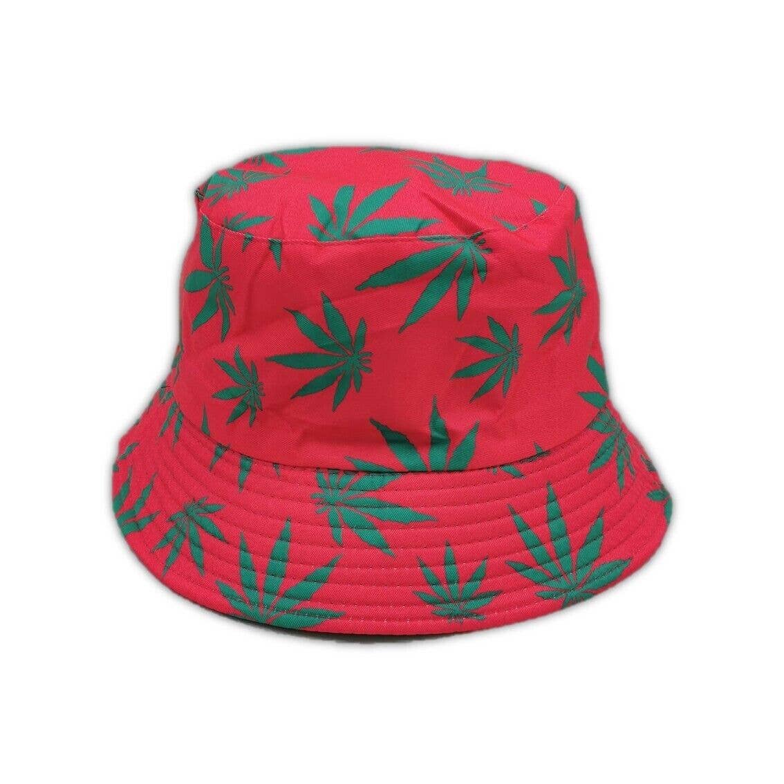 Stylex Party - Wholesale Bucket Hat - Unisex - Bucket Hat Weed Leaf Festivals Fancy Dress Costume24
