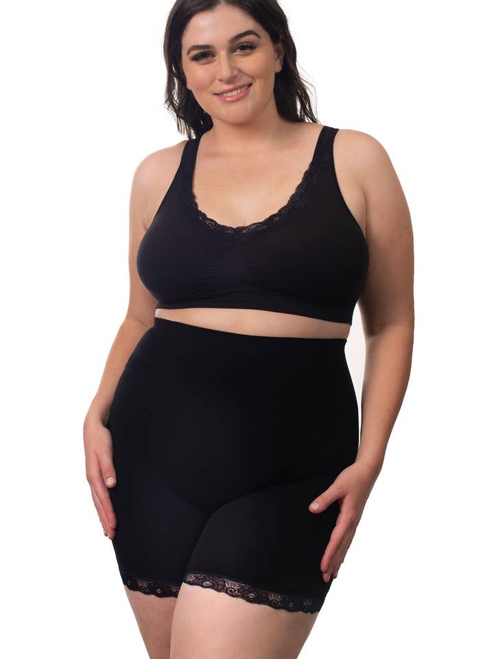 B Free AUSTRALIA - Wholesale Underwear - Women's - Anti Chafing High Rise Petite Cotton Shorts3