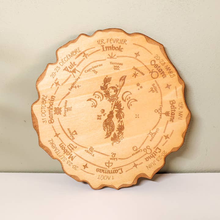 Sabbathhjul II - Ø17 cm - Exklusiv illustration för wholesale av Mystic'Arboria