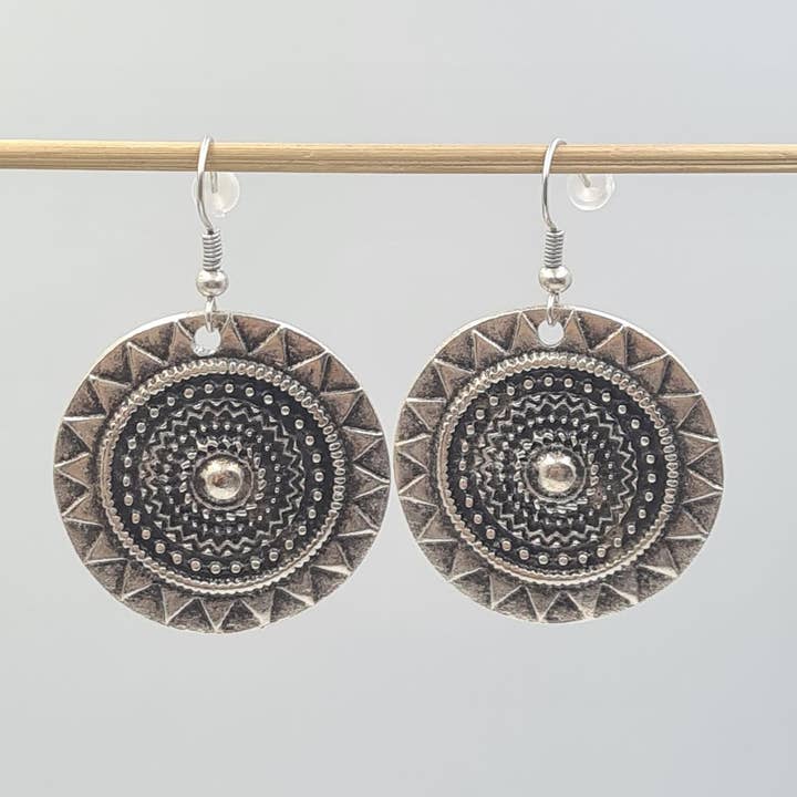 Anatolische Sonnenmedaillon-Ohrringe für den Großhandel von Volare