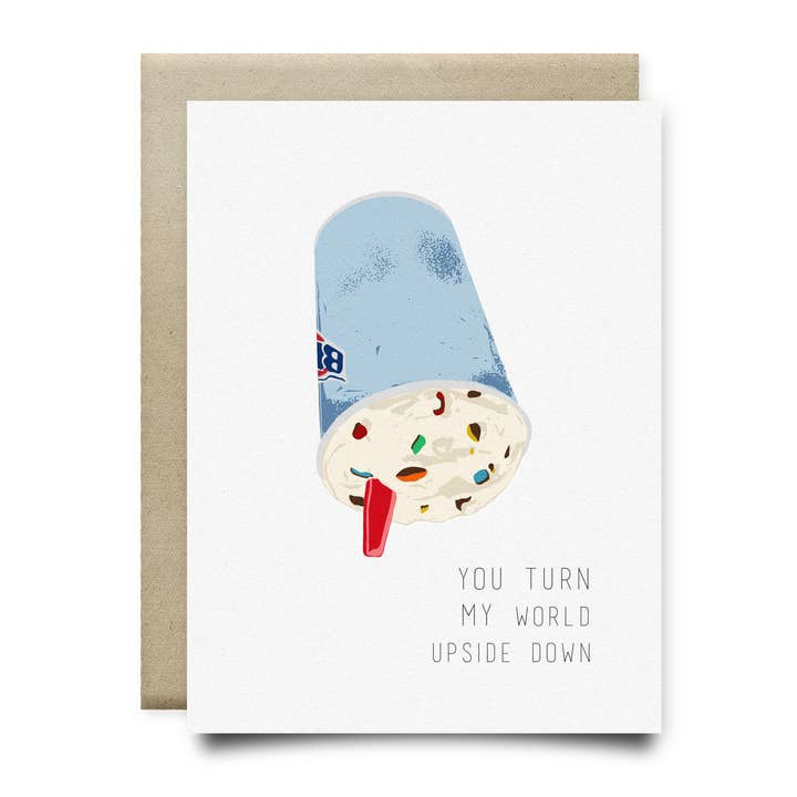 You Turn My World a testa in giù - Carta Blizzard per la vendita all'ingrosso da parte di Anvil Cards
