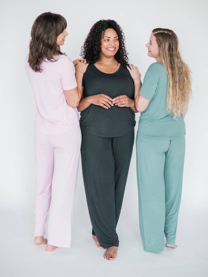 Drier Nights Sleep Tee & Pant Set for wholesale by Piper & Mint