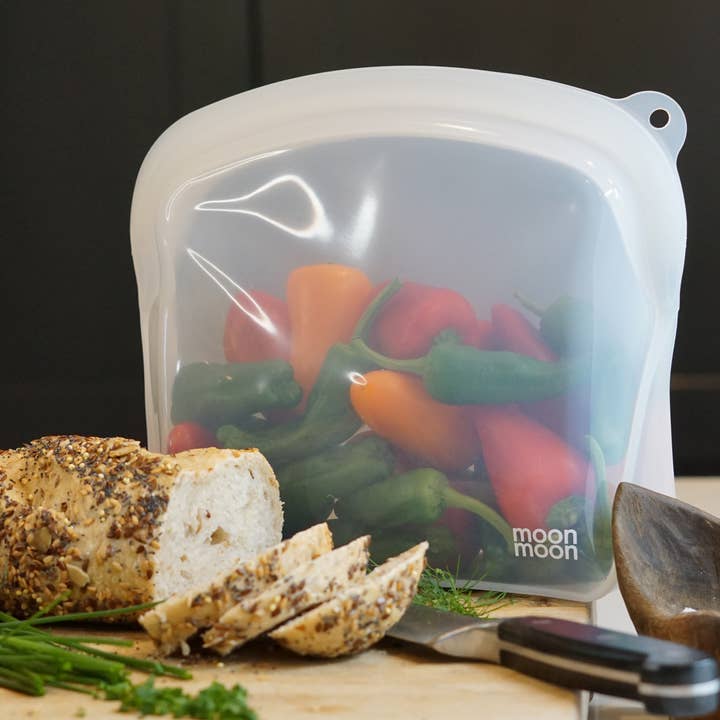 Moonmoon - Wholesale Food storage wrap/bag - Reusable SIlicone Food Bags - XL Curve 2000ml4