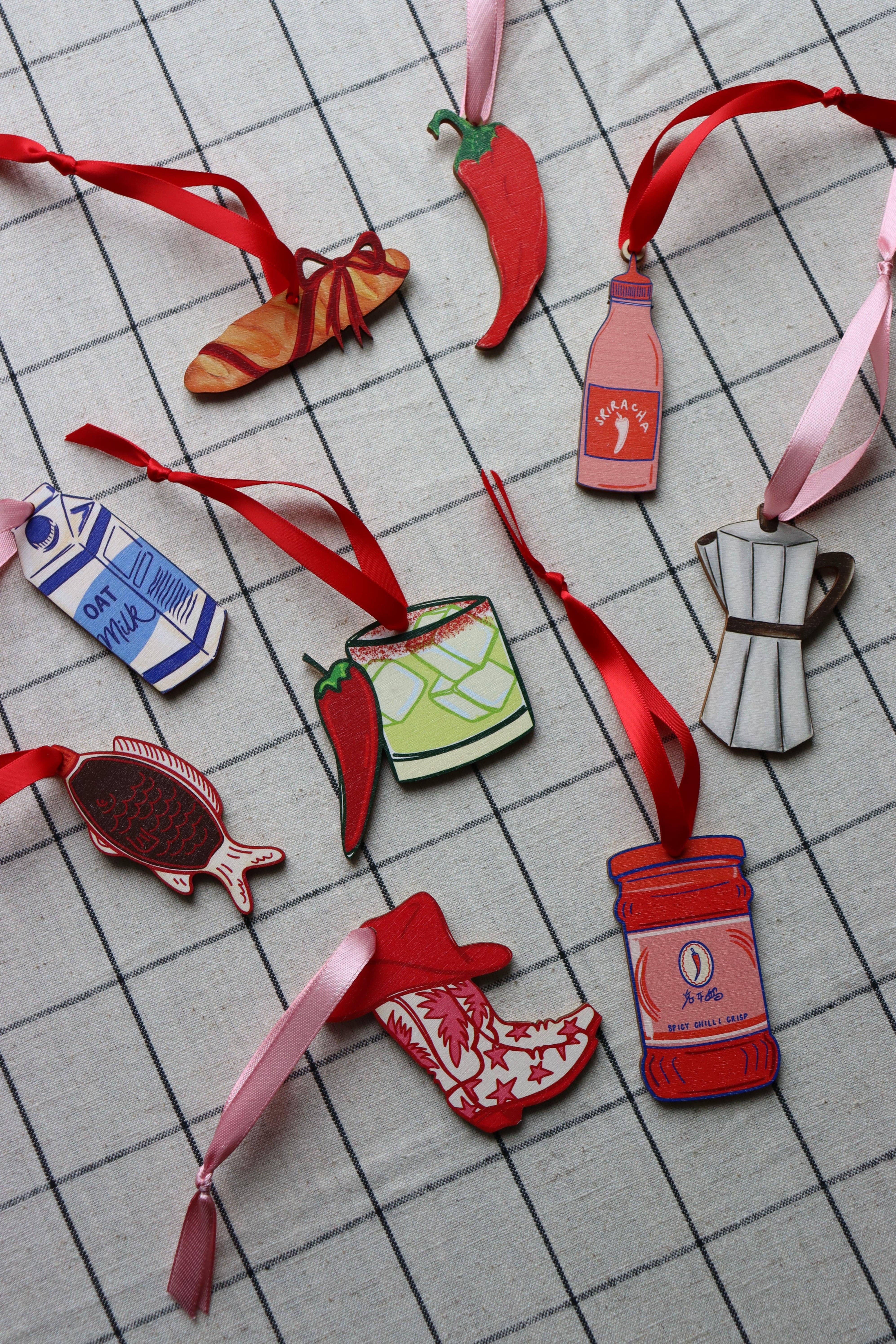 Neesh Home – Engroshandel Julepynt – Havremælk Juledekoration | Kaffe | Latte | Træpynt1