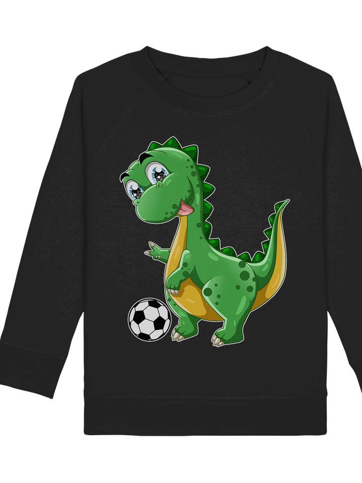 Fußball Jungs Dinosaurier Fußballspieler Sweatshirt für den Großhandel von Tigerlino®