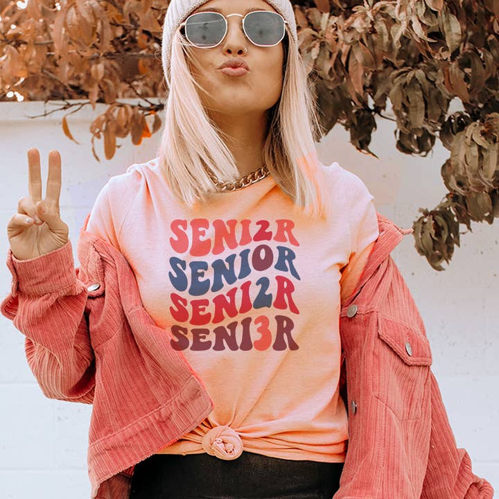 Senior 2023 - Graduation Gift Retro Senior Shirt for wholesale by House Of Rodan