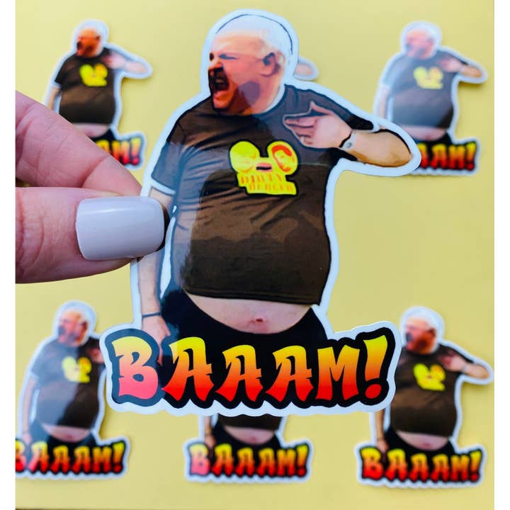 Trailer Park Boys Dirty Burger Sticker | PHIL Collins Gut for wholesale by Otto's Grotto