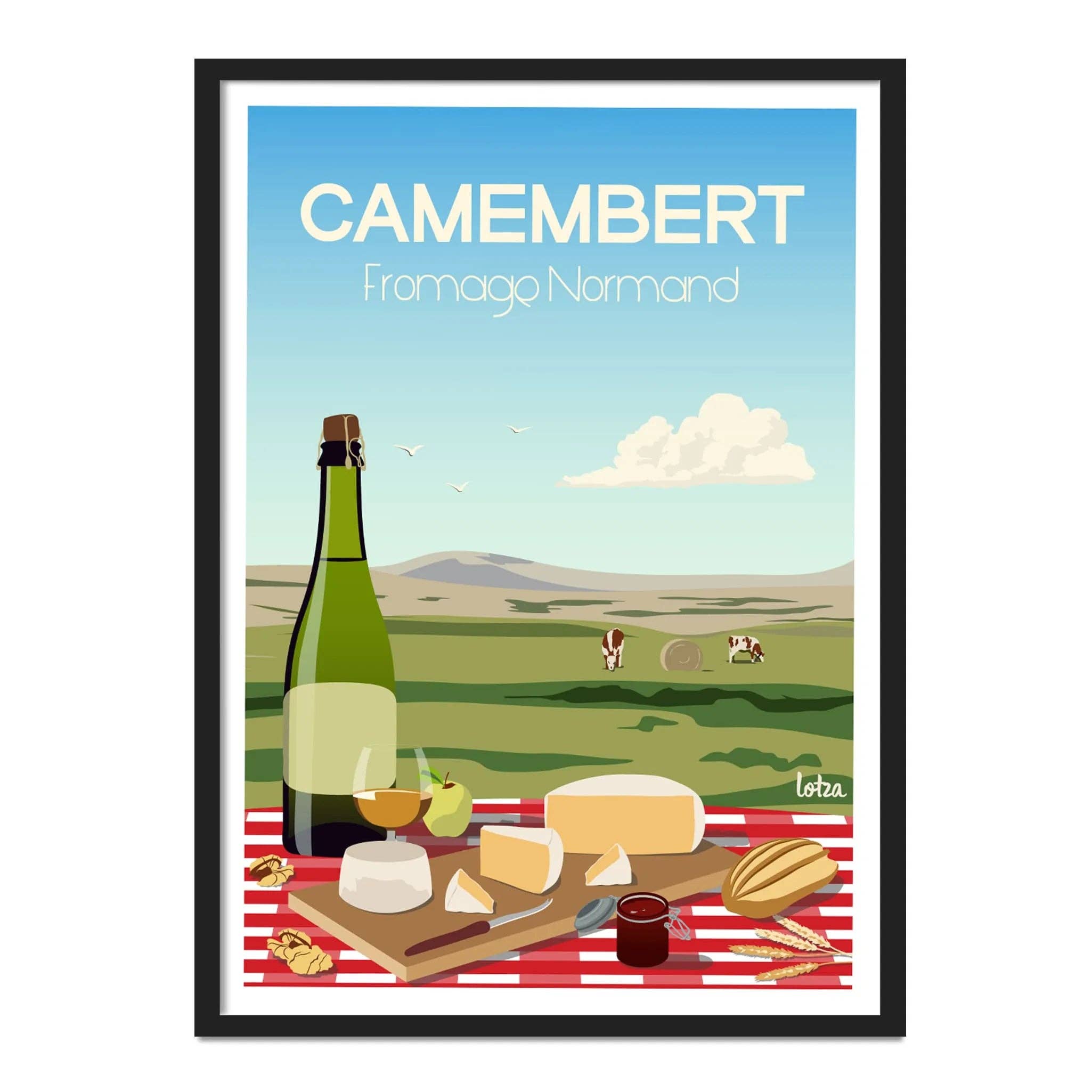 Lotza - Vendita all'ingrosso Poster - Mostra Camembert1