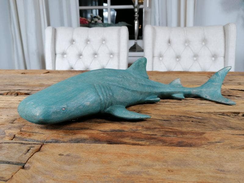 Michael & Philipp Noll e. K. - Wholesale Decorative Figurine - shark figure 50.5x20.5x10 cm4