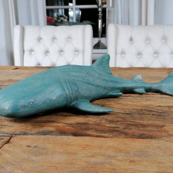 Michael & Philipp Noll e. K. - Wholesale Decorative Figurine - shark figure 50.5x20.5x10 cm4