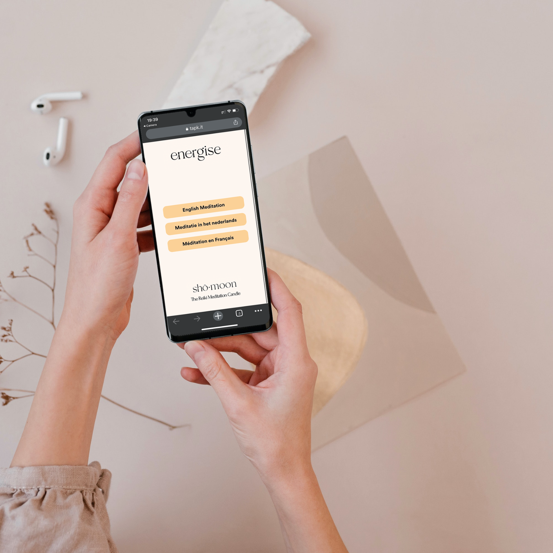 shō-moon - Wholesale Jar/Filled Candle - Energise Meditation Candle pure essential oils3