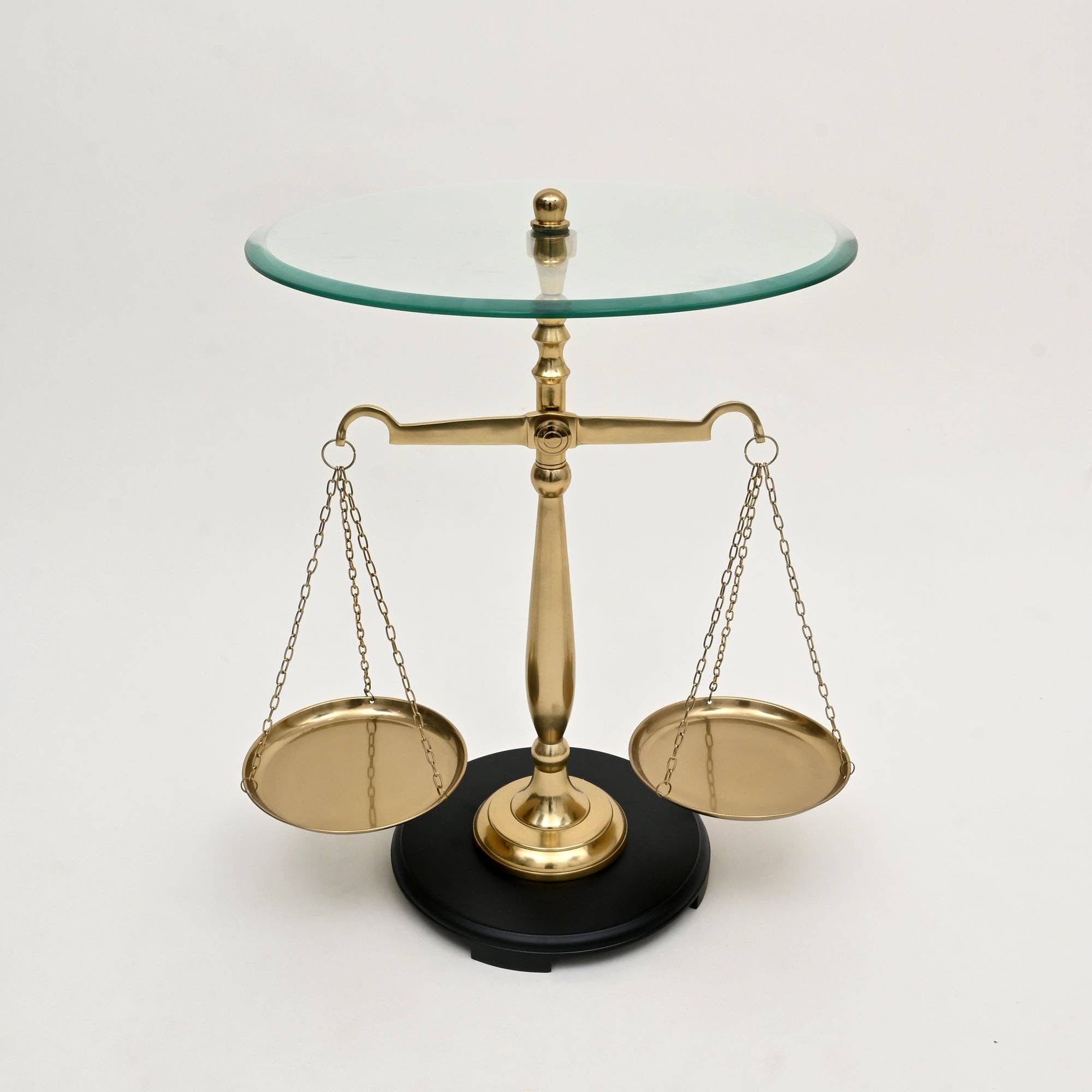 TrenDec - Wholesale Side Table - Accent Table |  Balance Libra Decorative Table | 16X16X24"3