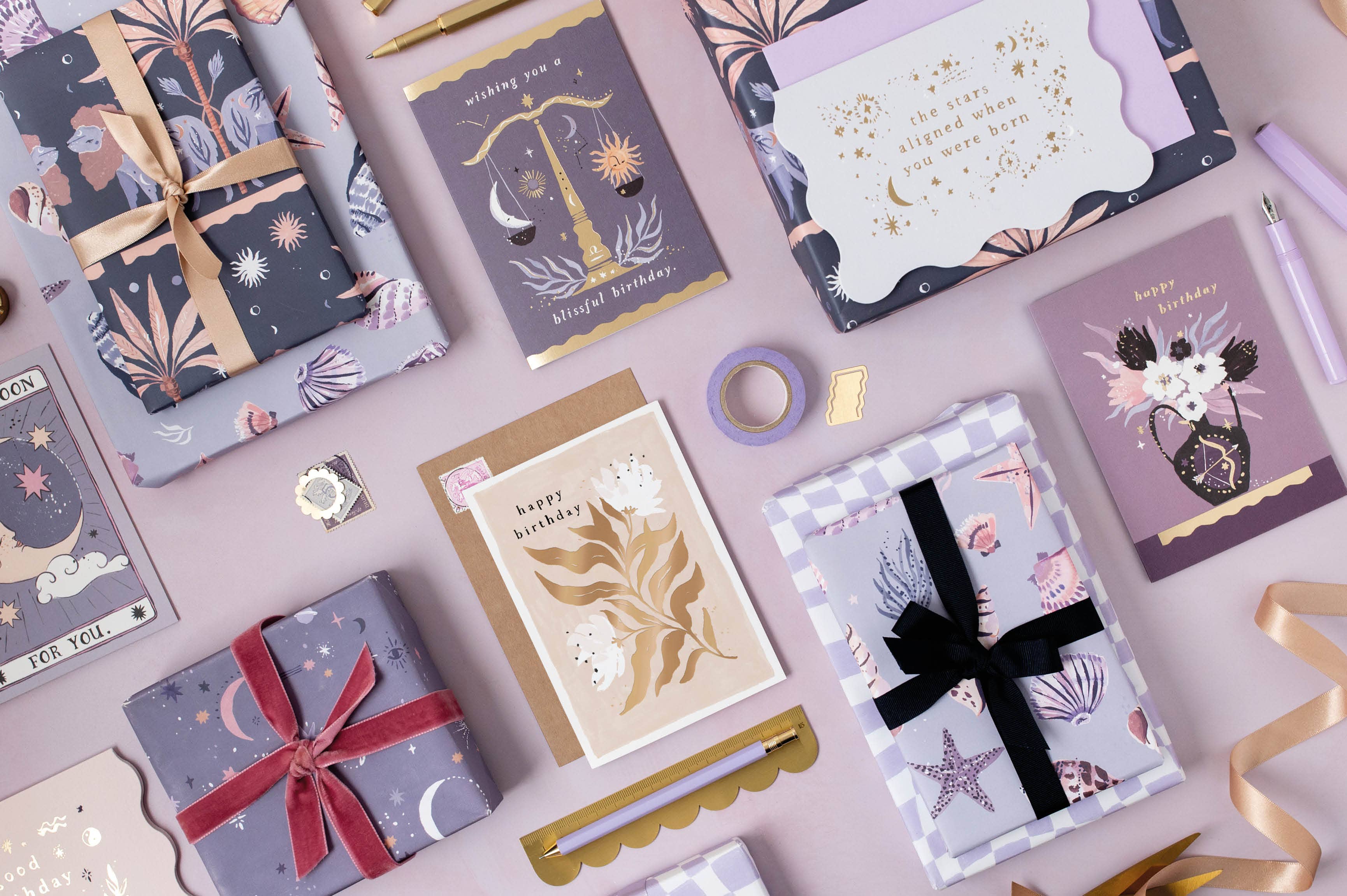 Sister Paper Co. – Engroshandel Fødselsdagskort – Serene Floral Fødselsdagskort | Fødselsdagskort til kvinder | Kort2