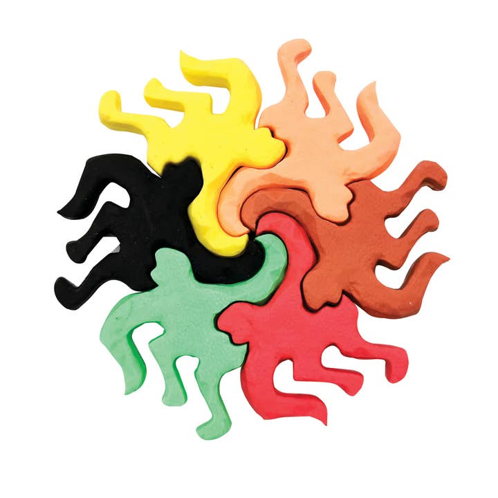 Geddes – wholesale Eraser – BIG FOOT PUZZLE ERASERS 6/SET 24/DSP1