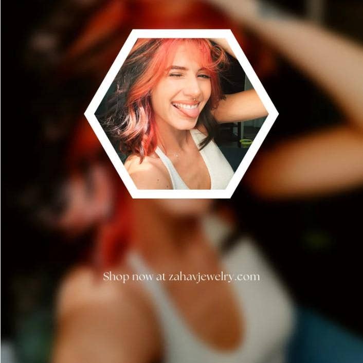 Zahav Jewelry - Wholesale Single Earring - 14kt Solid Gold 14 Gauge Flower Christina J Bar Piercing6