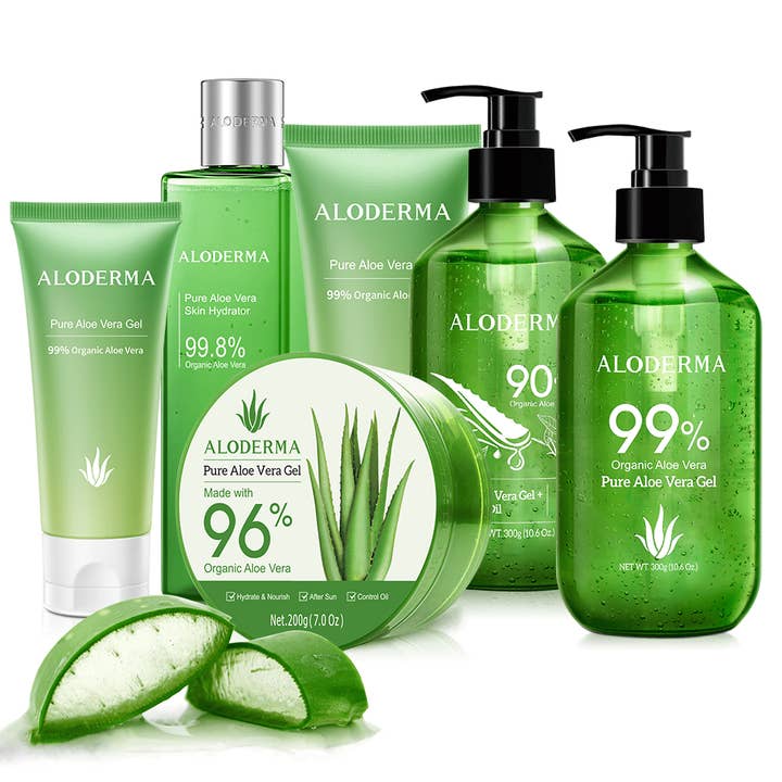Pure Aloe Vera Gel for wholesale by ALODERMA