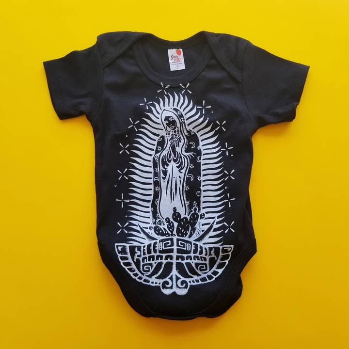 Virgencita Protection Onesie for wholesale by Mi Vida