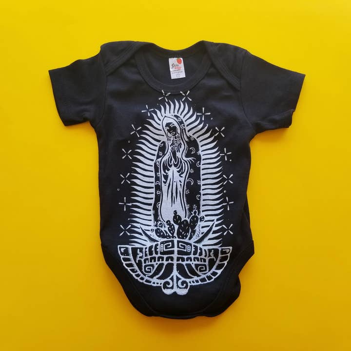 Virgencita Protection Onesie for wholesale by Mi Vida