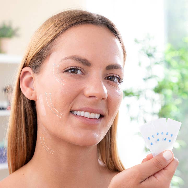 InnovaGoods - Vente Masque pour le visage - Patches liftant invisibles adhésifs Liftrik InnovaGoods pour le visage - 40 unités3