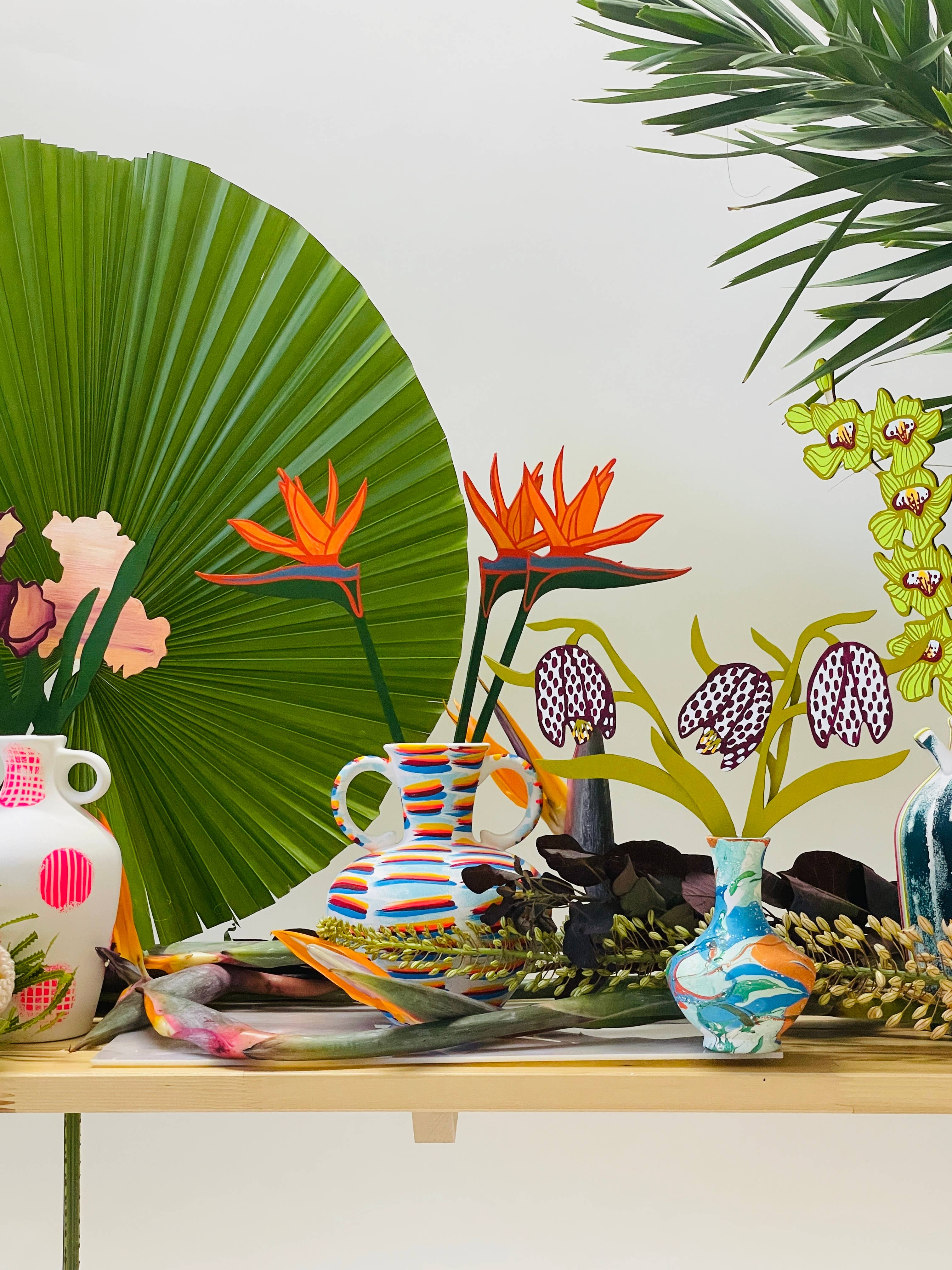 Cosmic Peace Studio – wholesale Artificial flowers – FOREVER FLOWER - CYMBIDIUM ORCHID2