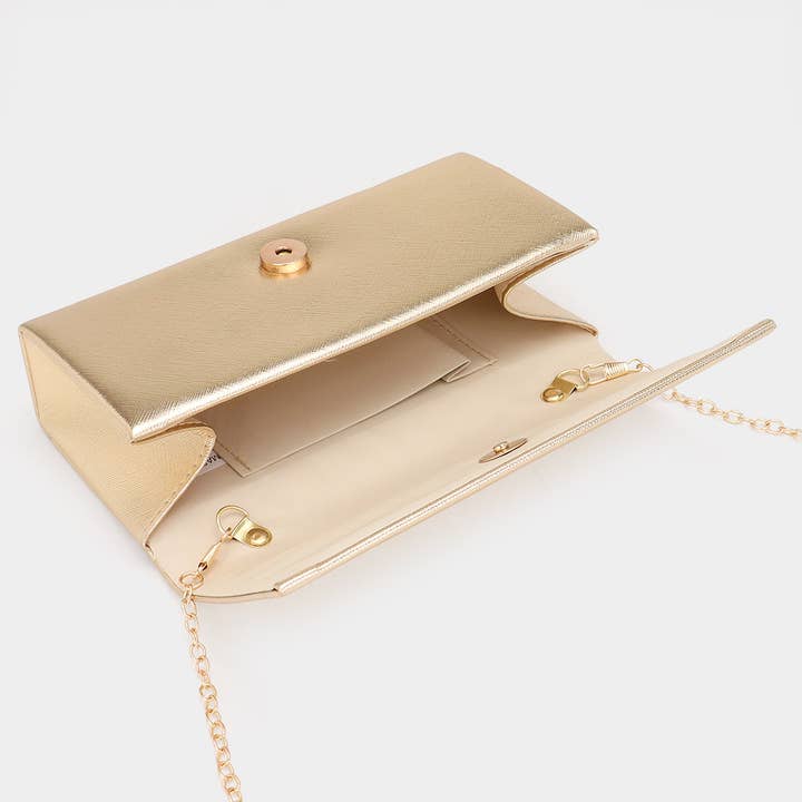 Sensibling Corp. - Wholesale Clutch Bag - Women's - Metallic Clutch Bag / Crossbody Bag