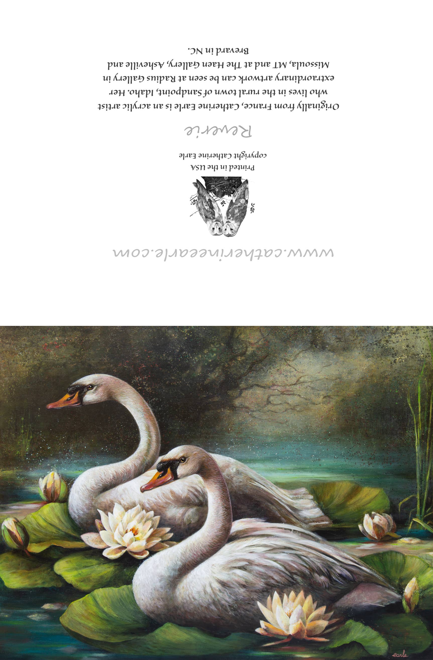 Catherine Earle - Wholesale Everyday Greeting Card - Reverie1