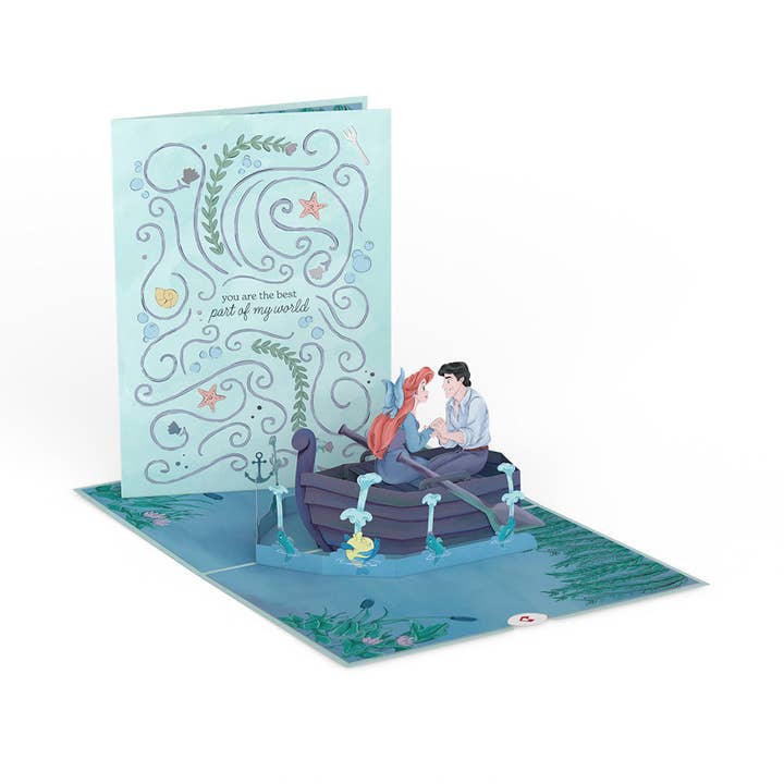 Lovepop Cards - Wholesale Love Card - Disney's The Little Mermaid Ariel & Prince Eric 5''x7'' Card
