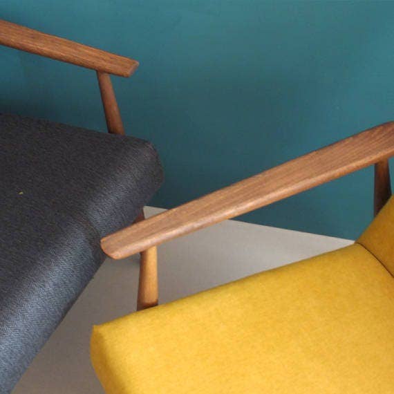 Workshop of Forms - Wholesale Stoel - Vintage fauteuil uit midden eeuw, mosterd, gerestaureerd6