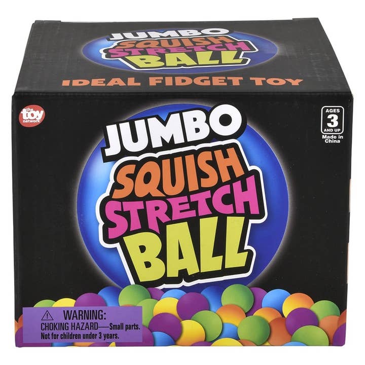 La Luna Bella - Toys - Wholesale Squishy Toy - Kids & Baby - 6" Jumbo Squish And Stretch Gummi Ball LLB Squishy Toys