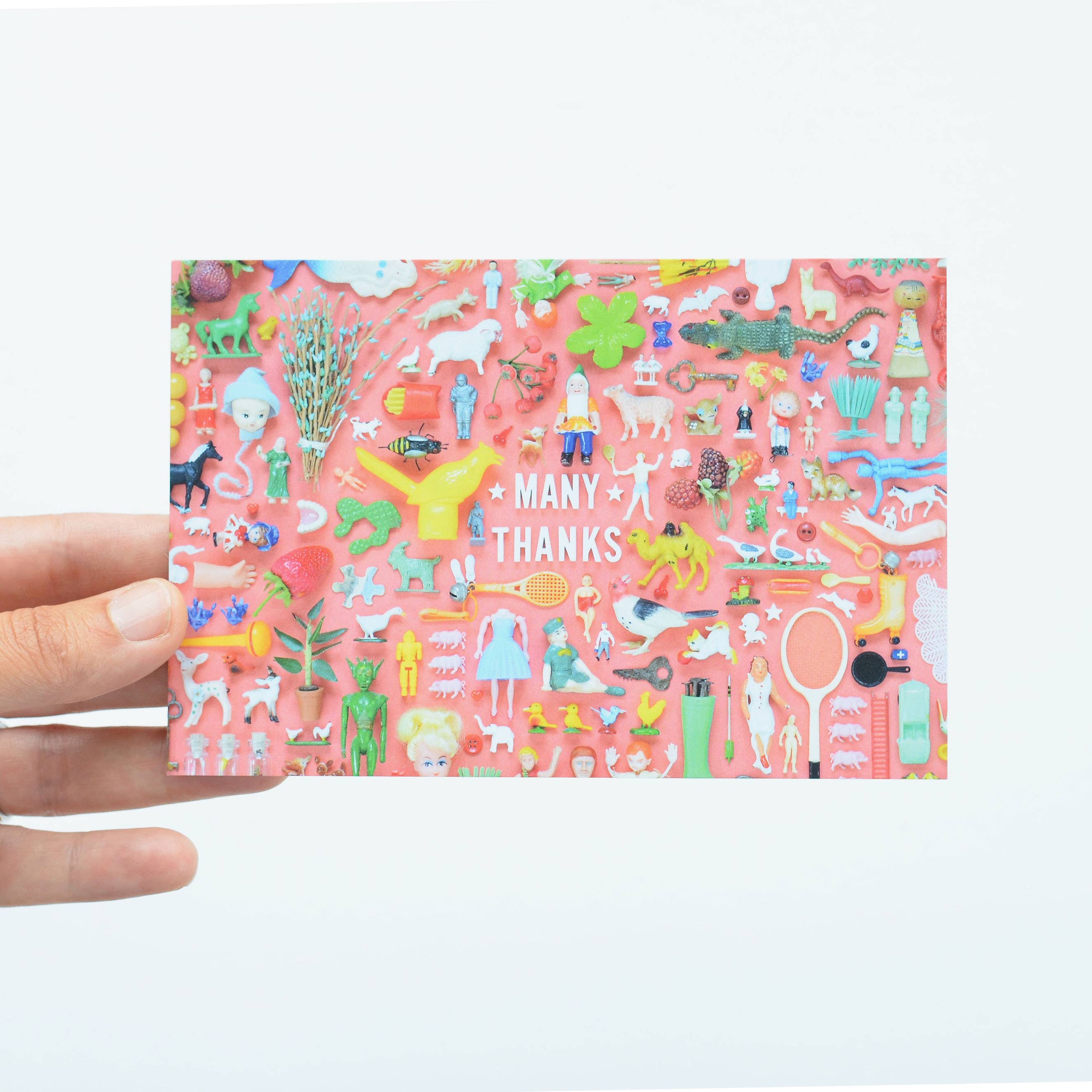 Imaginary Animal - Wholesale Thank You Card - Tiny Things Many Thanks Collection Greeting Card or Postcard4