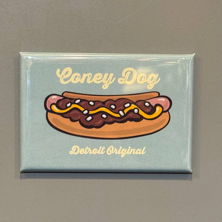 Coney Dog magnet for wholesale by Detroit GT