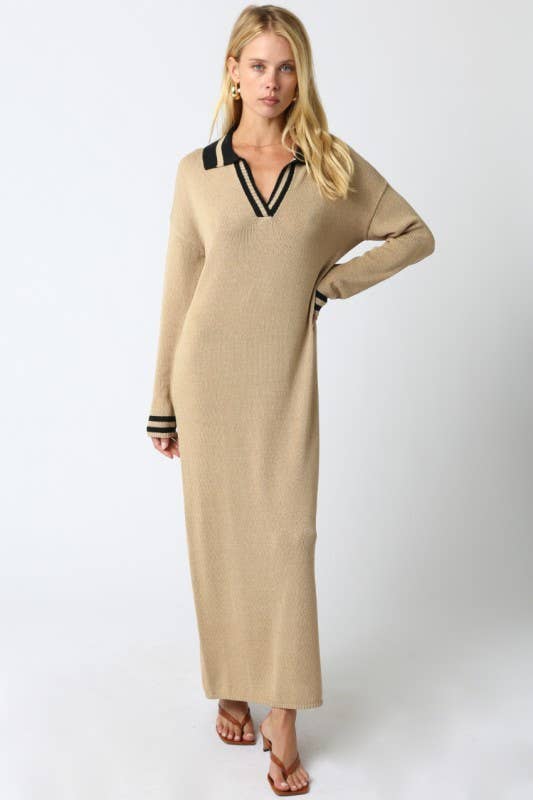 Olivaceous - Wholesale Dress - Women's - Jagger Sweater Dress9