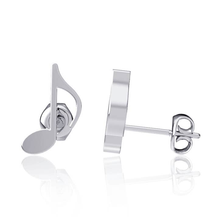 Music Note Post Earrings for wholesale by Dayna Designs