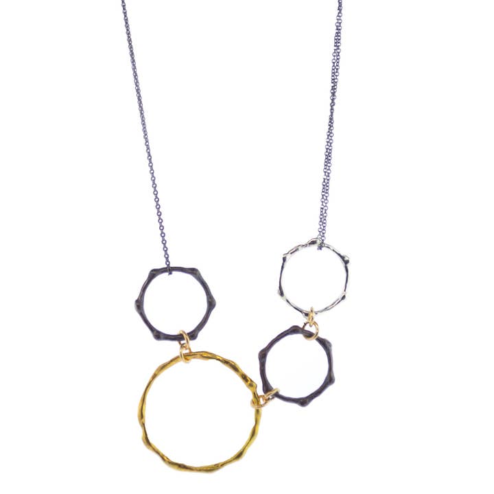 Modern Bamboo Necklace for wholesale by Mabel Chong