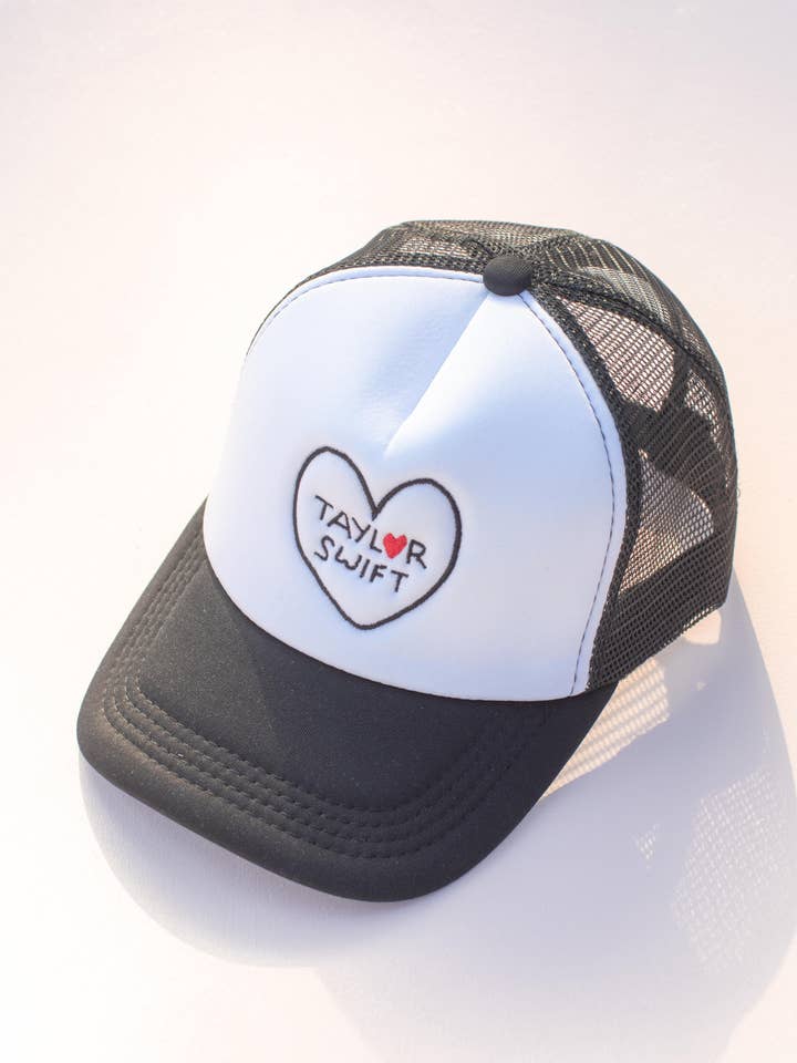 Taylor Concert Foam Mesh Embroidered Trucker Hat Cap for wholesale by Space 46 Wholesale
