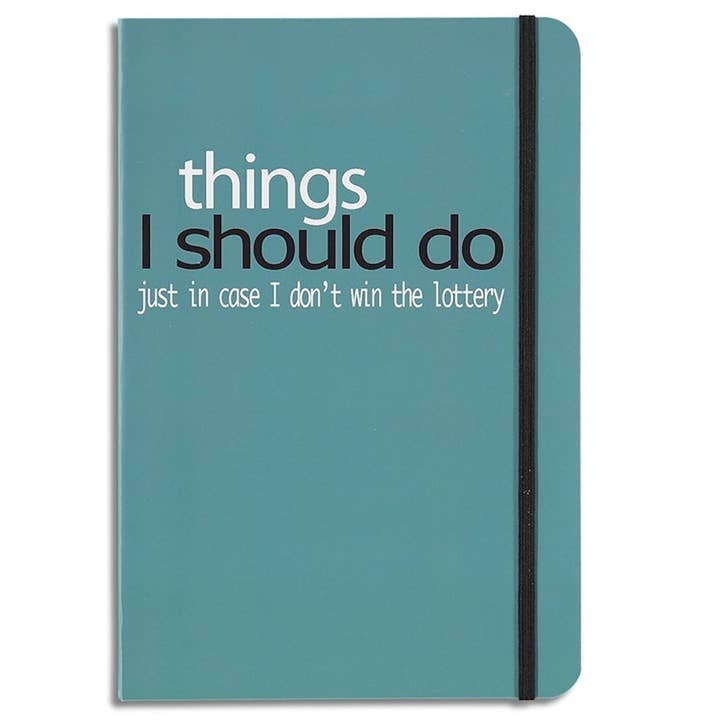 cose che dovrei fare - taccuino a righe per la vendita all'ingrosso da parte di Two Little Boys