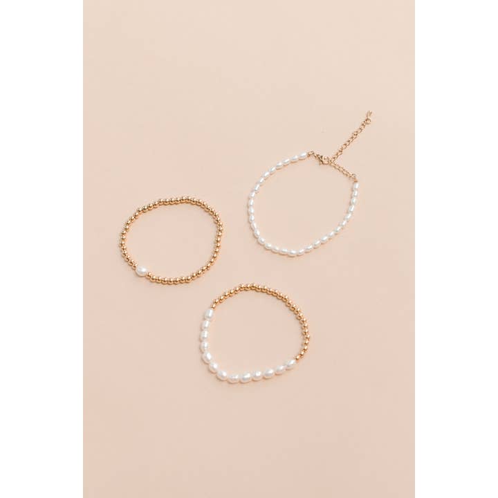 Space 46 Wholesale - Wholesale Beaded Bracelet - Pearl Bracelet