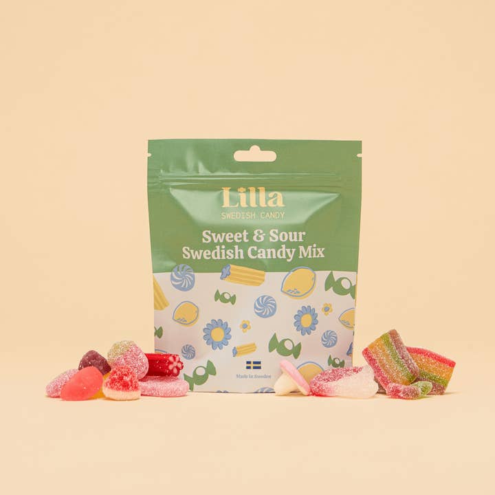Sweet & Sour Swedish Gummy Mix Wholesale for wholesale by Lilla Swedish Candy
