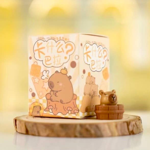 BCmini - Wholesale Decorative Figurine - CAPYBARA GLOW IN THE DARK MINI FIGURINE BLIND BOX-48