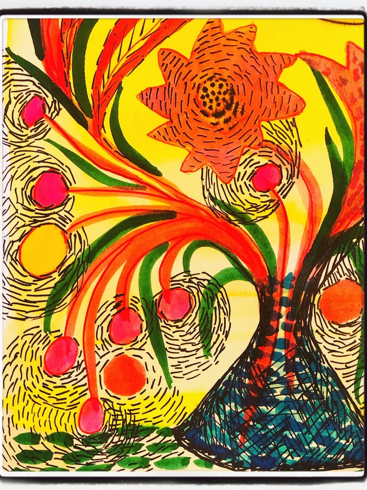 Farm Flowers Another View Velvet Fine Art Print for wholesale by Shop Love Live Give