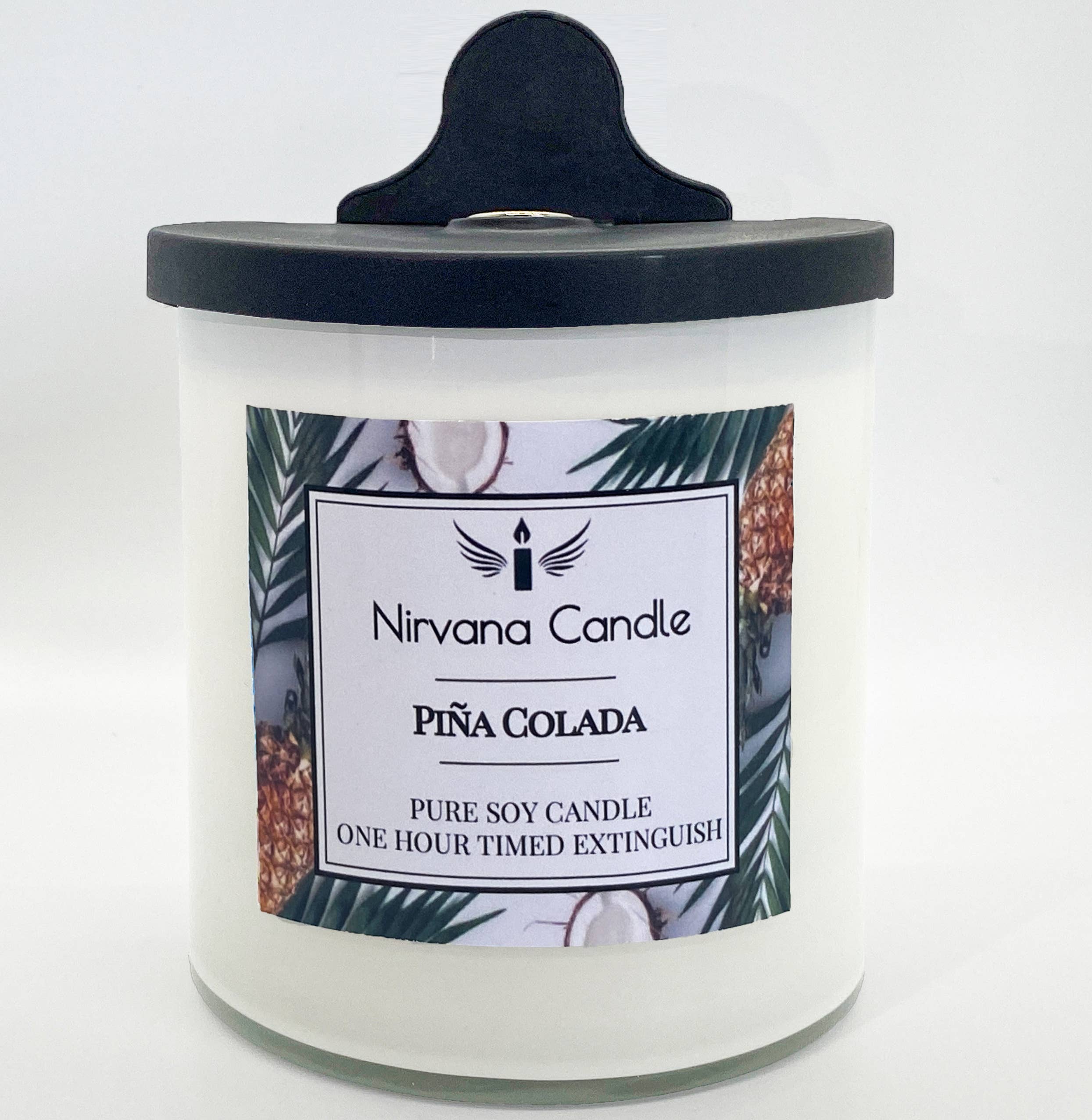 Nirvana Candle – Großhandel Kerze im Glas / gefüllte Kerze – Pina Colada Selbstlöschende Kerze0