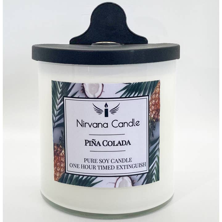 Nirvana Candle – Großhandel Kerze im Glas / gefüllte Kerze – Pina Colada Selbstlöschende Kerze